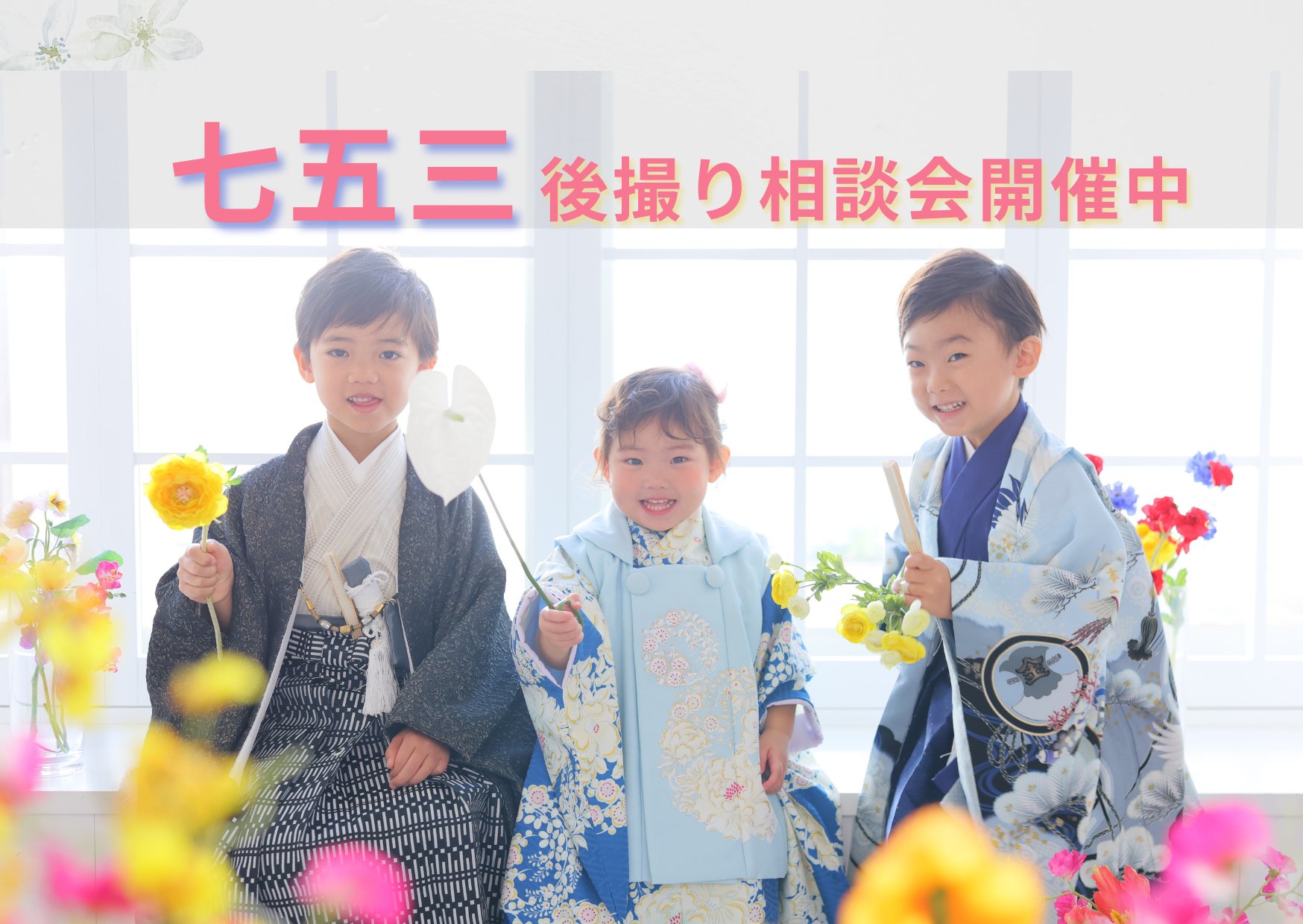 ✨七五三後撮り撮影の相談会毎日開催中✨撮影・衣裳レンタルはぜひフェスティーボで✨